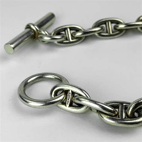 hermes anchor chain necklace